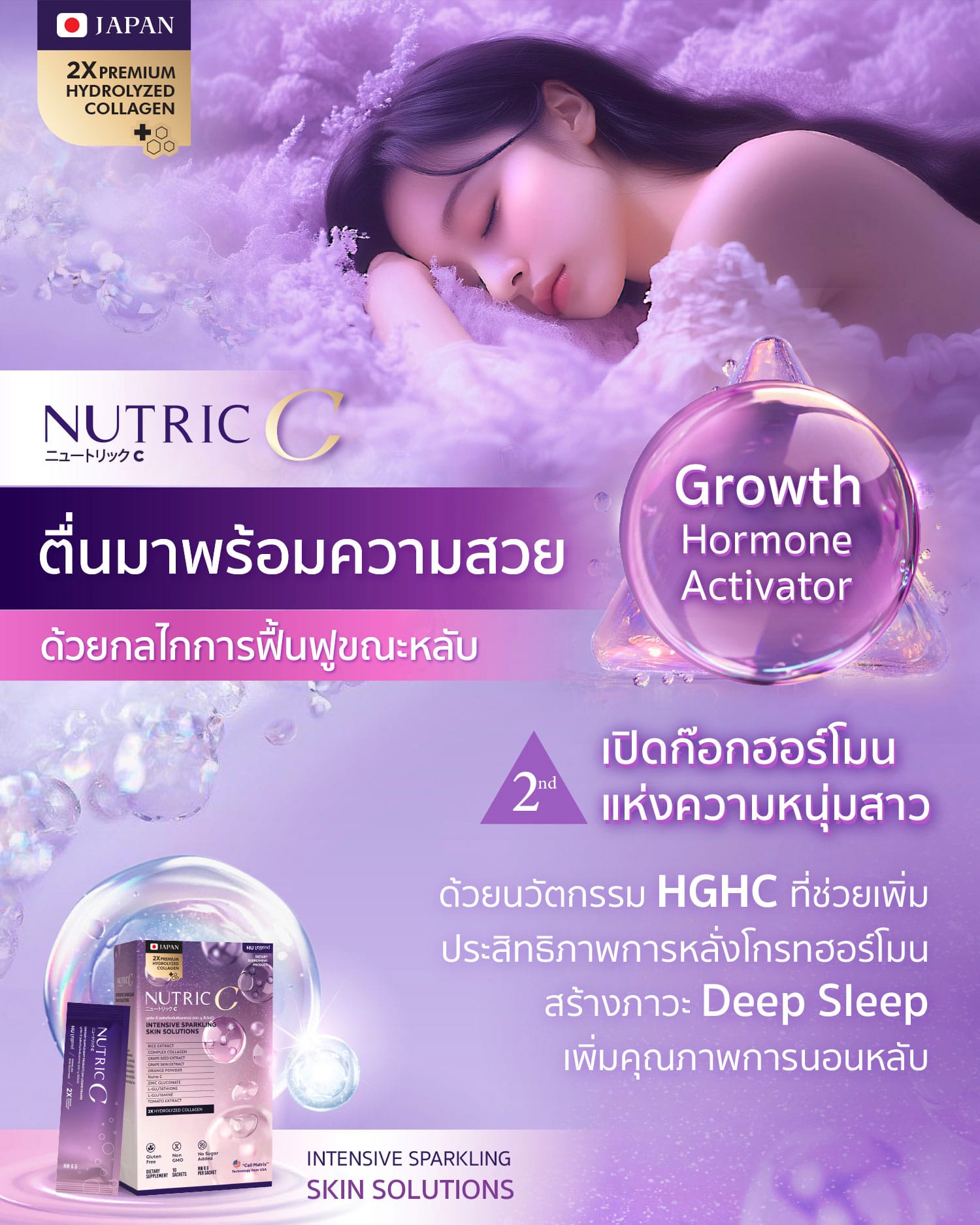 Nutric C Ads Triangle 2nd Growth Hormone แนวตั้ง