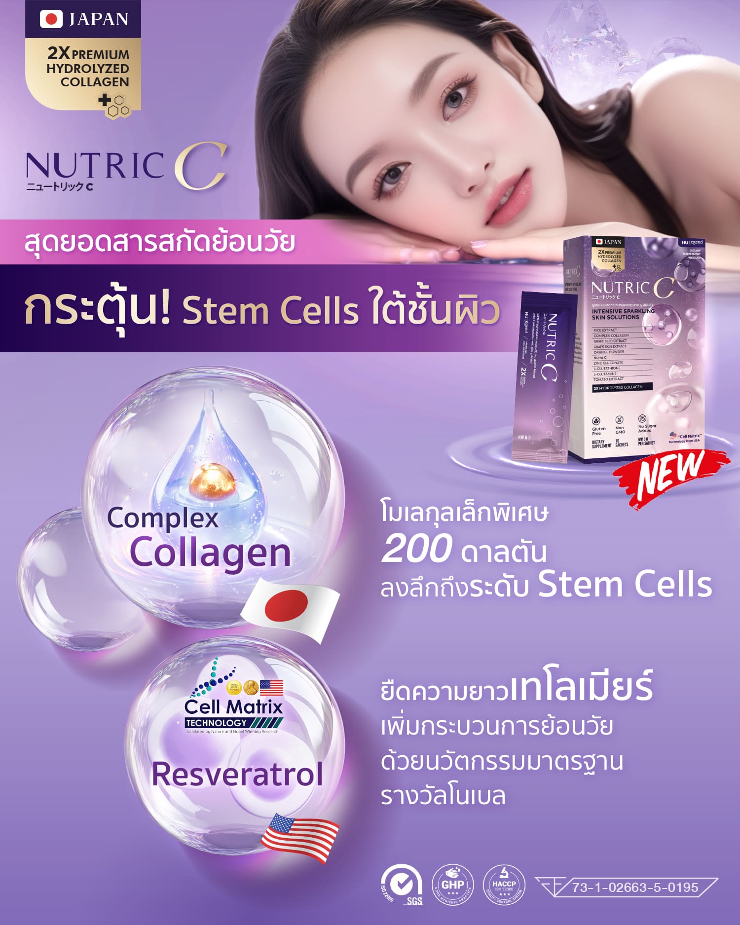 Nutric C_Collagen รวบรวมสุดยอดสารสกัด ยอมรับในระดับโลก