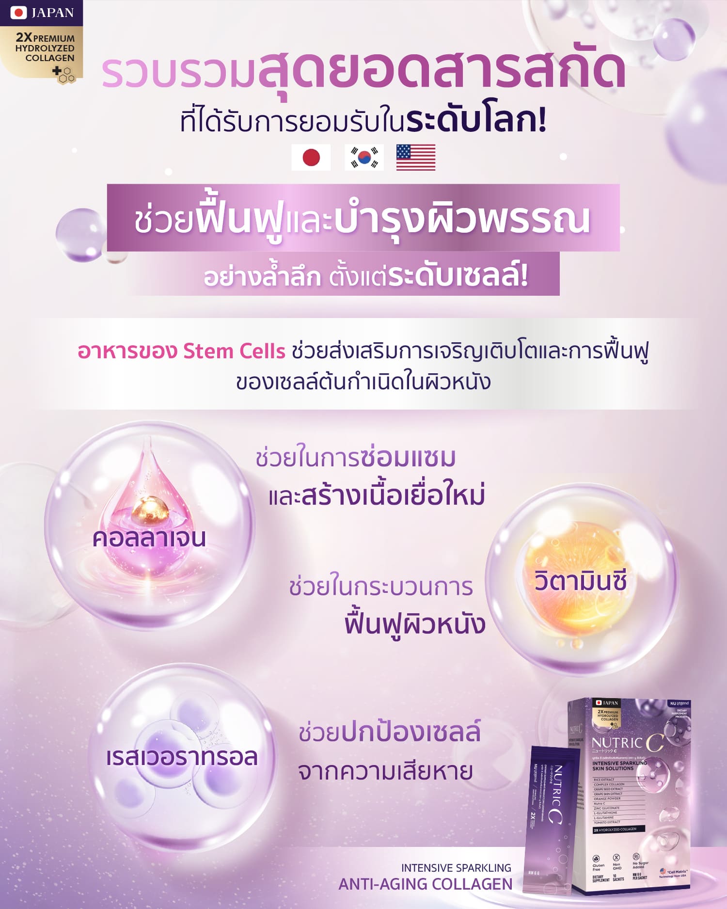 Nutric C_Collagen รวบรวมสุดยอดสารสกัด ยอมรับในระดับโลก-2